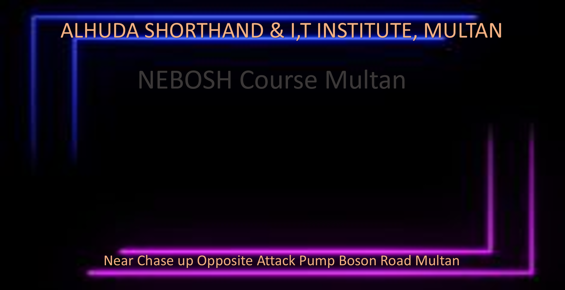NEBOSH Course Multan