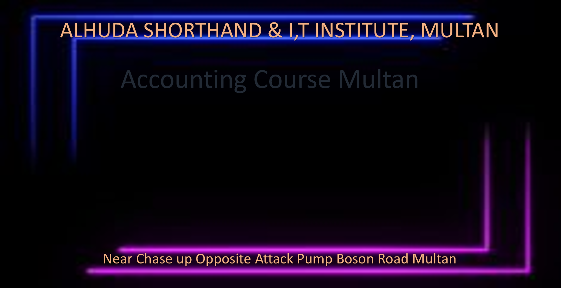 Accounting Course Multan