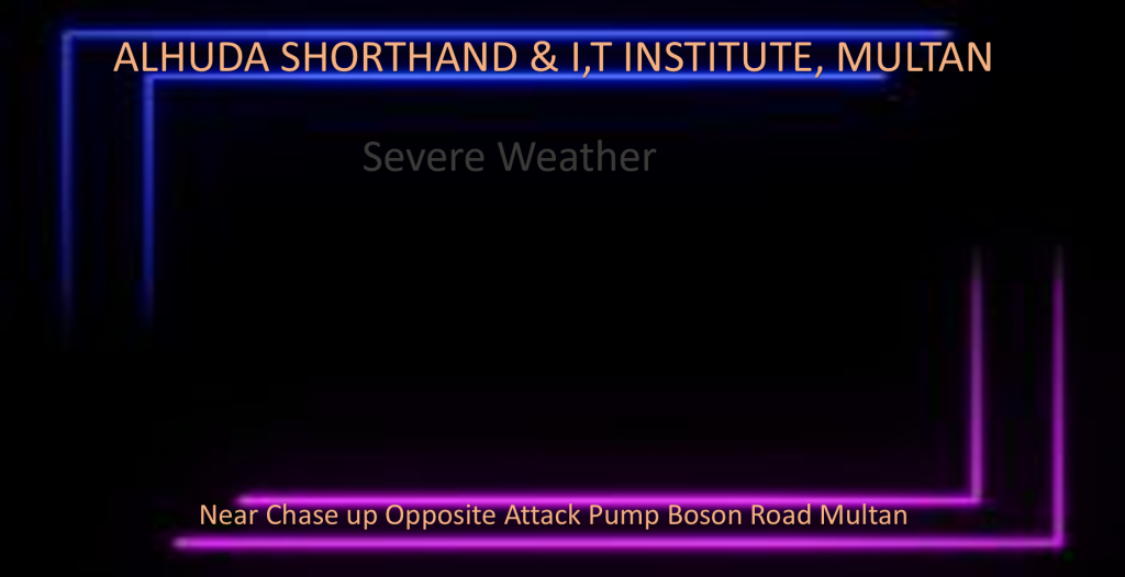 Severe Weather
